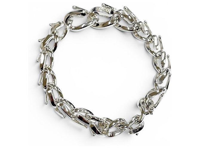 Autre Marque Tiffany & Co. Silberarmband mit Anhängern