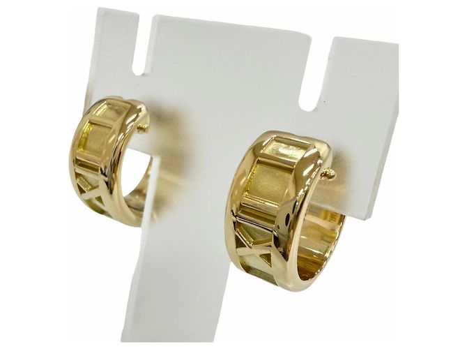 Autre Marque Orecchini a cerchio Tiffany Atlas D'oro