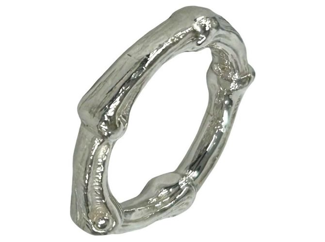 Autre Marque Anello Tiffany Vintage Bamboo Argento