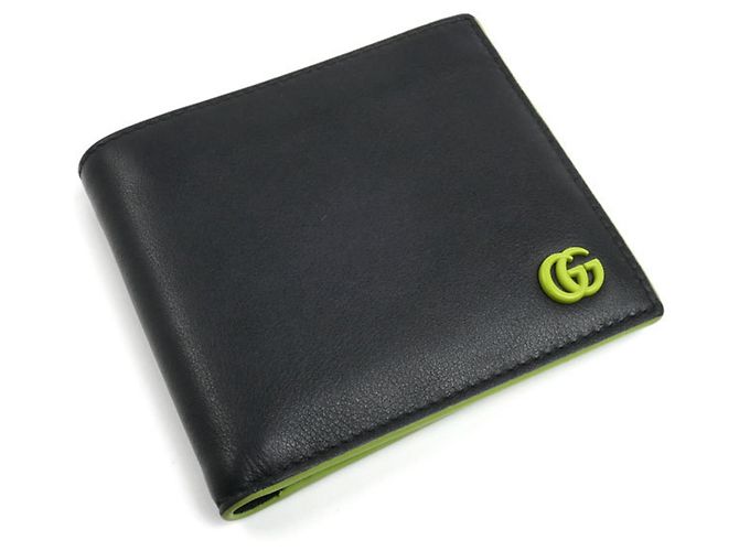 Gucci Double G Petite Marmont Bi-fold Wallet Black