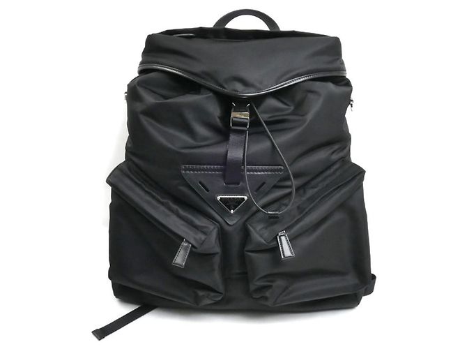 Prada Tessuto Re-Nylon Backpack Black