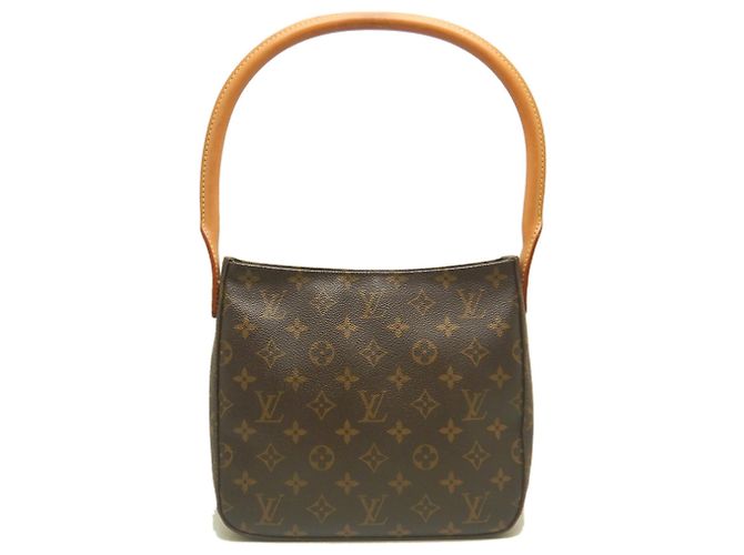 Sac à épaule Louis Vuitton Monogram Looping MM M51146 Marron