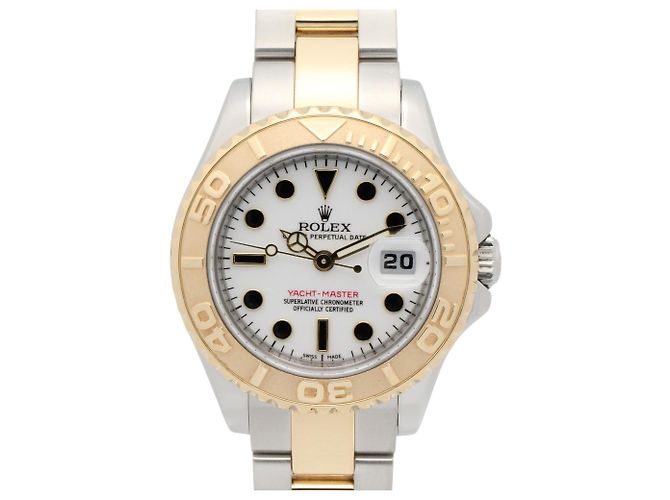 Relógio de Pulso Rolex Yachtmaster 29 Mostrador Branco