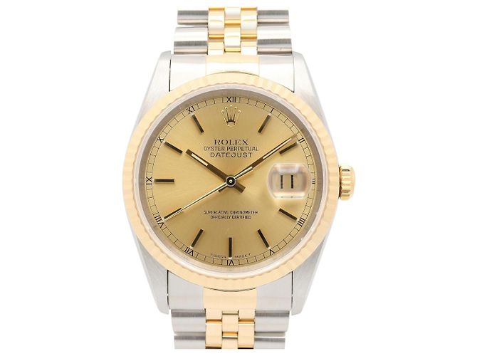 Orologio Rolex Datejust Champagne Bar