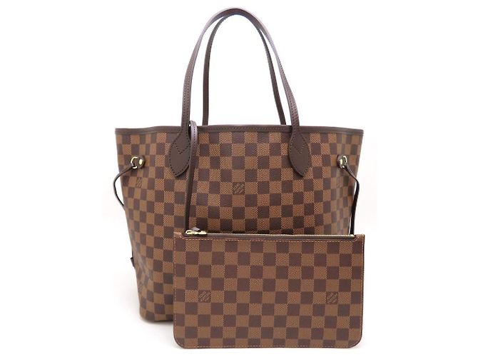 Saco Tote Louis Vuitton Damier Neverfull MM Damier ebene