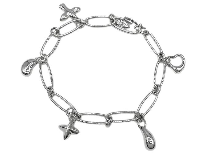 Autre Marque Tiffany & Co. Elsa Peretti Armband mit 5 Anhängern Silber