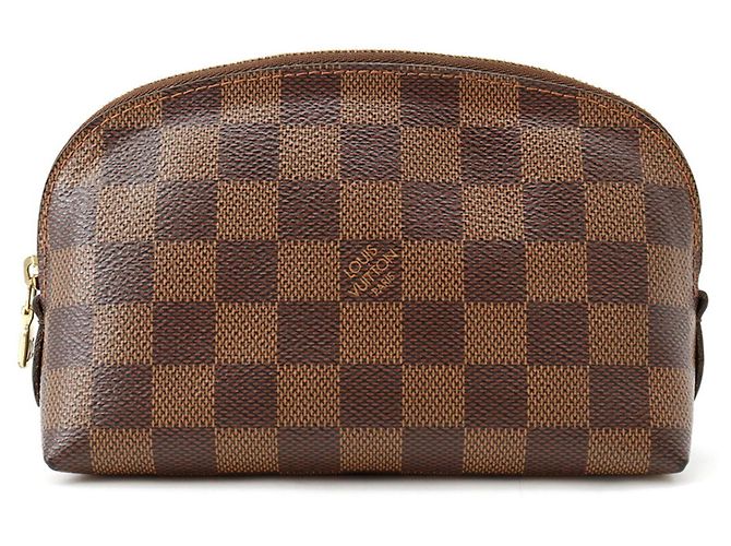 Louis Vuitton Damier Ebene Pochette Tic Rouge Damier ebène