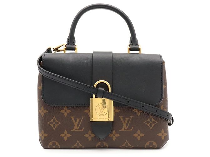 Louis Vuitton Monogram Rocky BB Handtasche Schwarz Monogramm