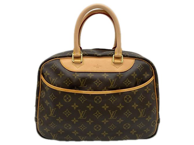 Bolsa Louis Vuitton Monogram Deauville Marrom Bege