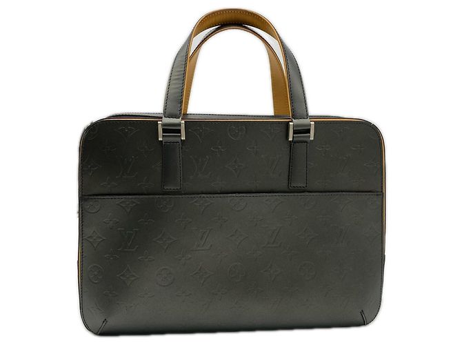 Sac à main Louis Vuitton Monogram Matte Malden Marron