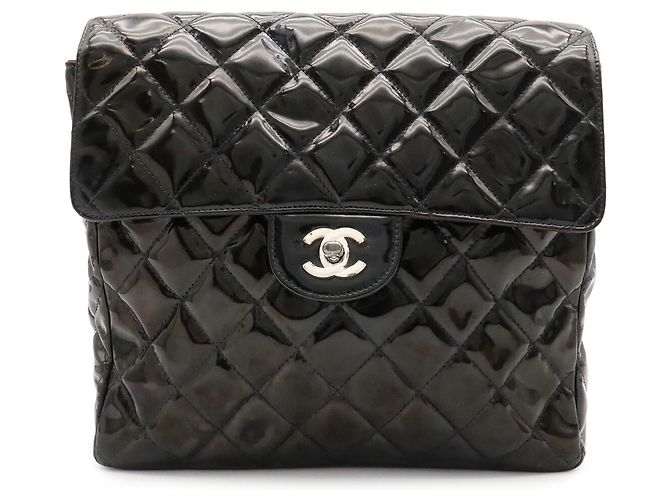 Sac à dos Chanel Matelassé Coco Mark Noir