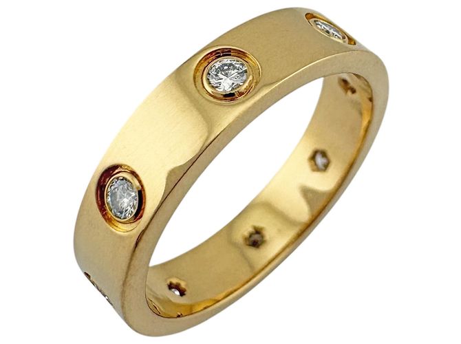 Anello Cartier Mini Love Interamente Diamanti D'oro