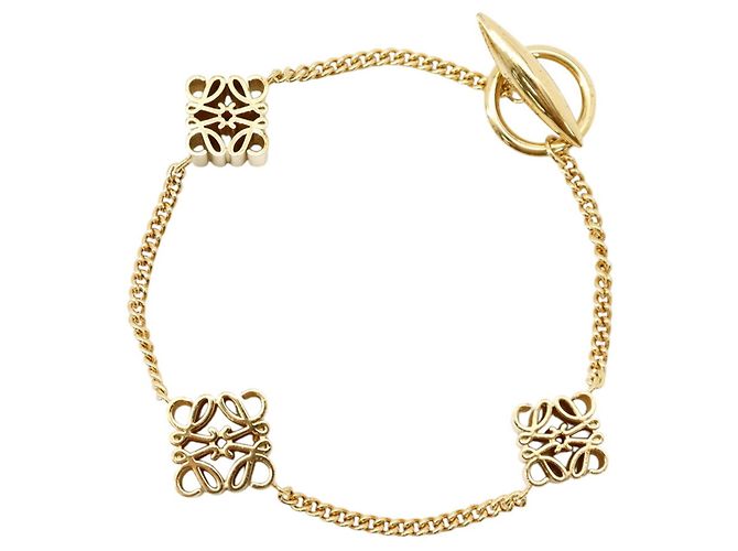 Bracciale con ciondoli Loewe Gold D'oro