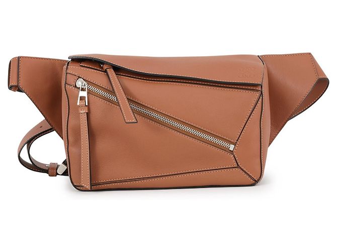 Loewe Puzzle Bum Small Handtasche Braun