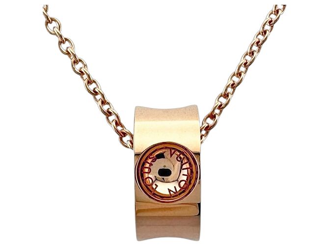 Colar Pendente Empreinte Louis Vuitton Dourado