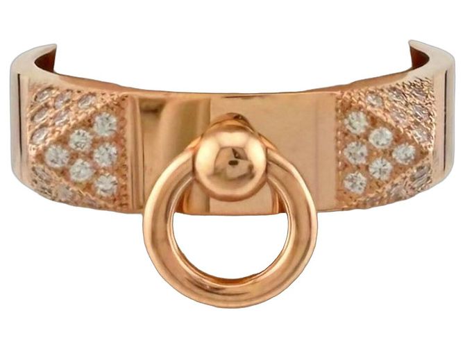 Ring Hermès Anello Hermes Collier de Chien D'oro
