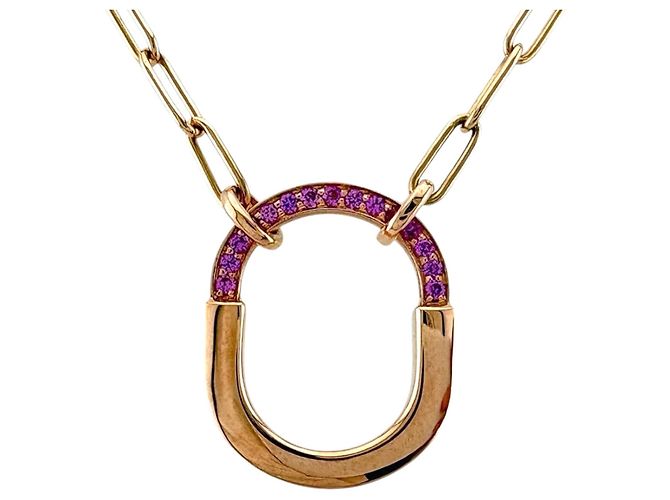 Autre Marque Collana Lock di Tiffany & Co. in oro rosa 18K D'oro