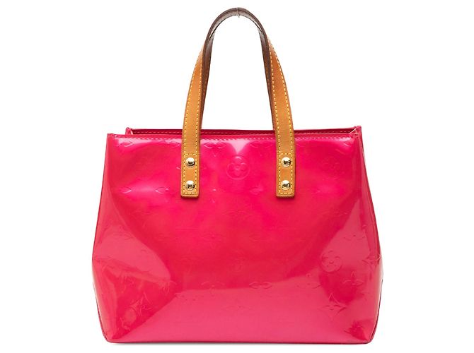 Louis Vuitton Pink Monogram Vernis Reade PM Rose