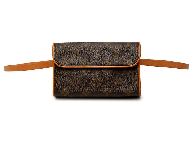Louis Vuitton Brown Monogram Pochette Florentine Marrone