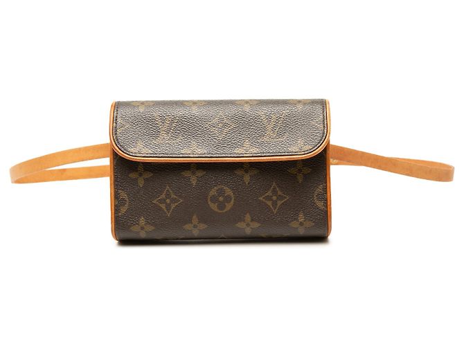 Louis Vuitton Brown Monogram Pochette Florentine Marrone