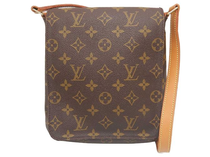 Louis Vuitton Brown Monogram Musette Salsa PM Short Strap Marrone