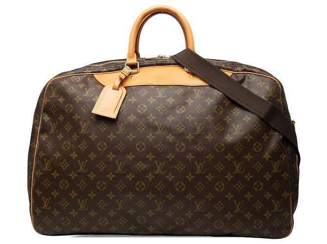 Louis Vuitton Brown Monogram Alize 24 Heures Marron