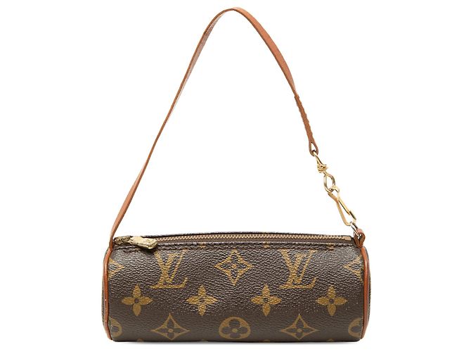 Louis Vuitton Brown Monogram Papillon Pochette Marrom