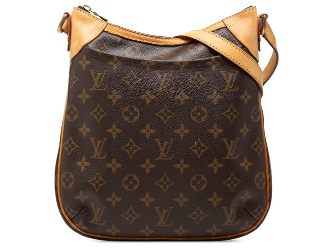 Louis Vuitton Brown Monogram Odeon PM Castaño