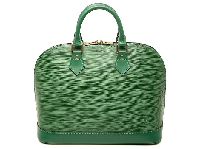 Louis Vuitton Green Epi Alma PM Vert