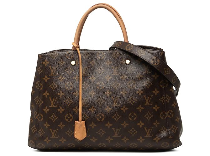 Louis Vuitton Brown Monogram Montaigne GM Marron
