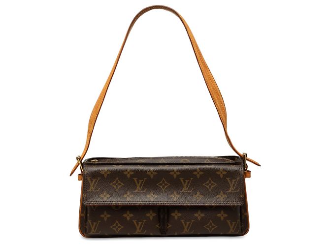 Louis Vuitton Brown Monogram Viva Cite MM Marrone