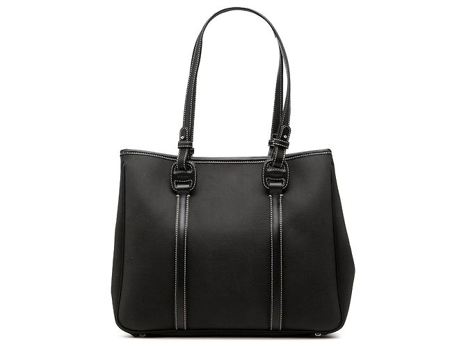 Salvatore Ferragamo Tote Ferragamo in tela nera Nero