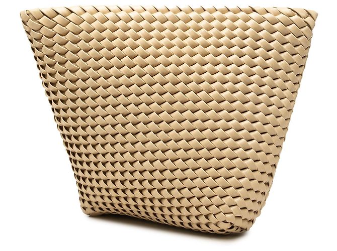 Clutch Structure Intrecciato Beige Bottega Veneta