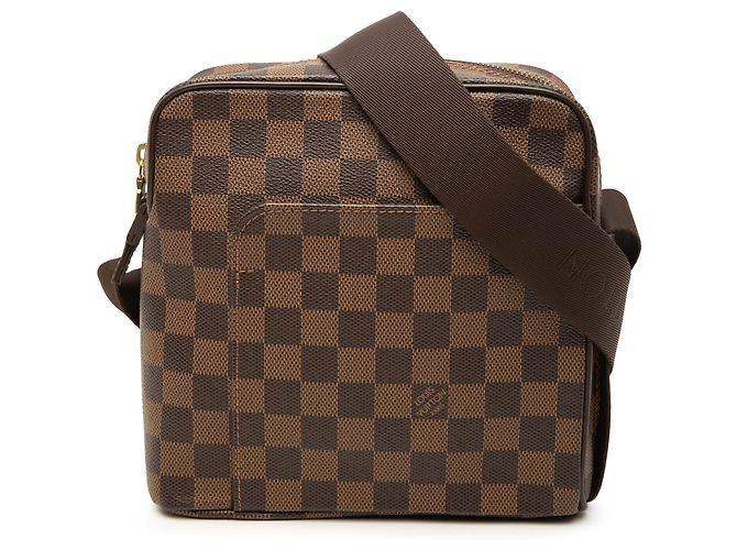 Louis Vuitton Brown Damier Ebene Olav PM Marron