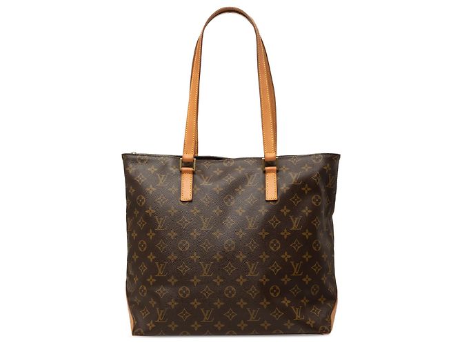 Louis Vuitton Brown Monogram Cabas Mezzo Marron
