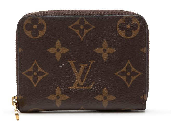 Portamonete Zippy Monogram Marrone Louis Vuitton