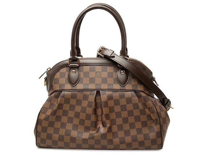 Louis Vuitton Brown Damier Ebene Trevi PM Marron
