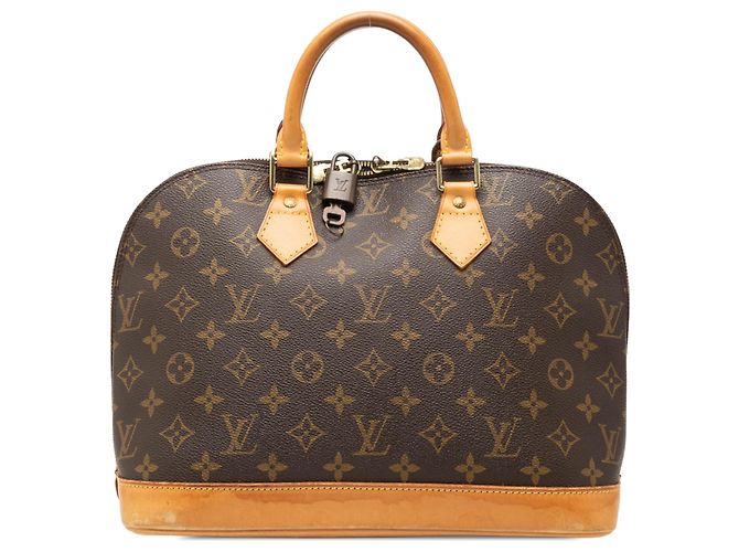 Louis Vuitton Brown Monogram Alma PM Marrom