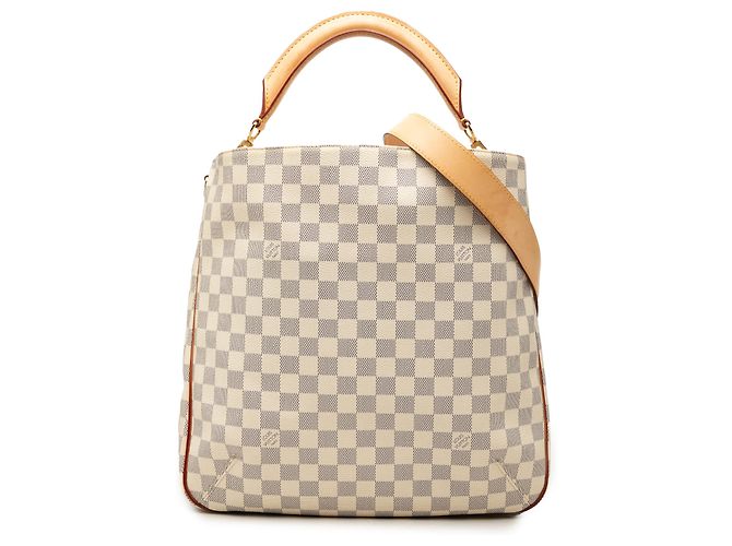 Louis Vuitton White Damier Azur Soffi Bianco