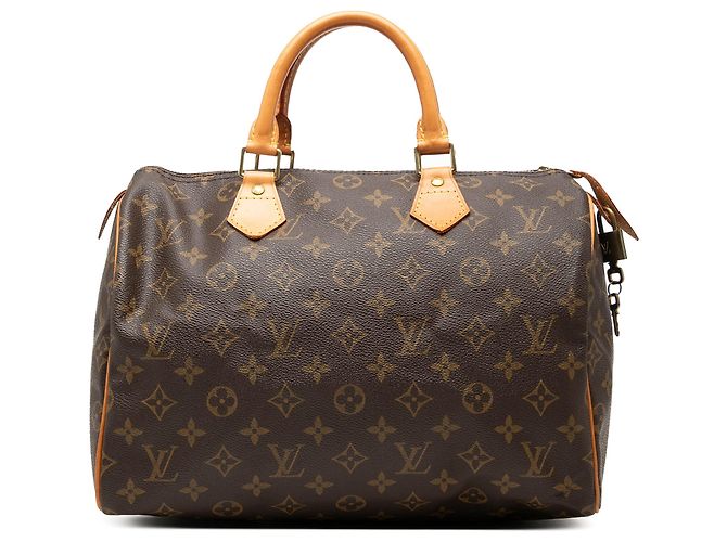Louis Vuitton Brown Monogram Speedy 30 Marrom