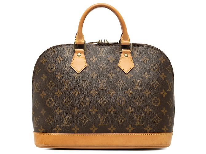 Louis Vuitton Brown Monogram Alma PM Marrom