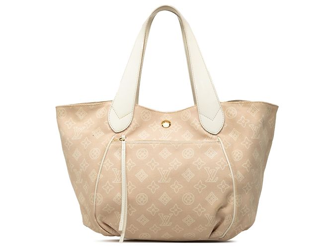 Louis Vuitton Beige Monogram Cabas Ipanema PM Bege