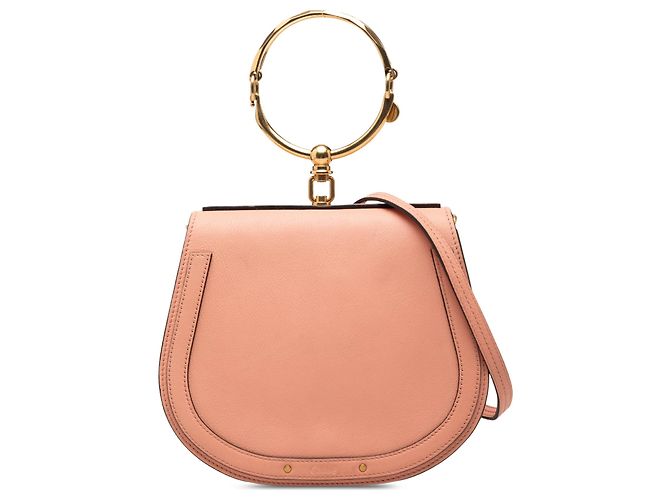 Sac Nile Chloé en cuir rose taille Medium