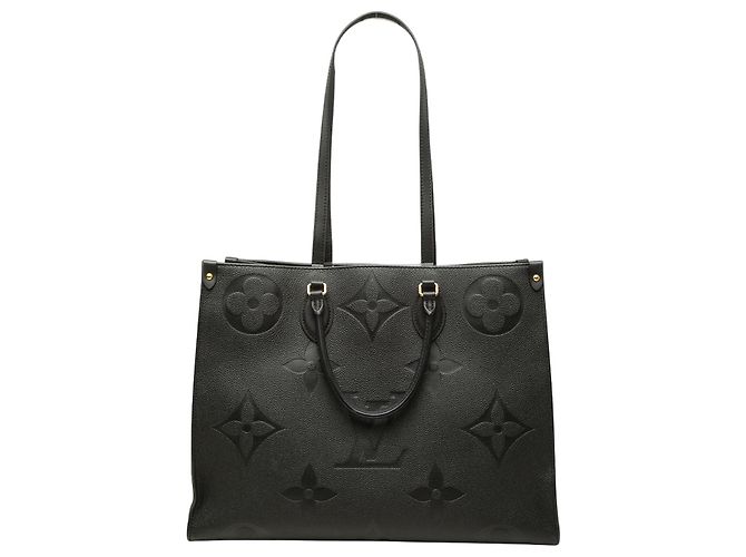 Louis Vuitton Black Monogram Empreinte Onthego GM Noir