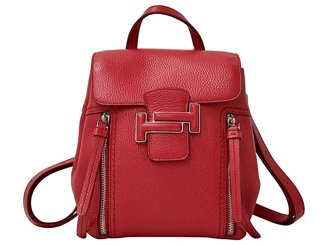 Sac à main Tod's en cuir rouge
