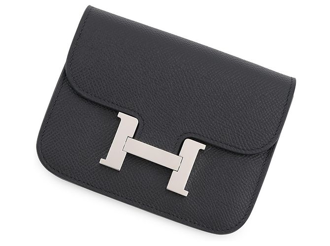 Hermès Hermes Constance Wallet Black