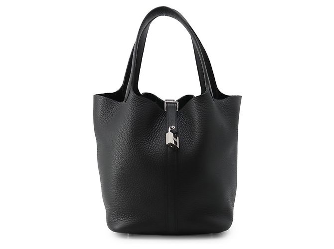 Hermès Sac à main Hermes Picotin Lock MM Noir