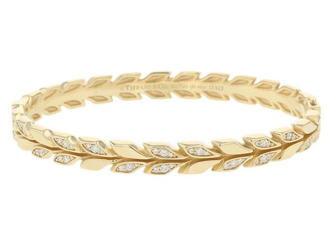 Autre Marque Pulsera rígida articulada Tiffany & Co. Victoria Vine