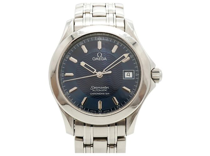 Orologio da uomo Omega Seamaster Date 2501.81 Quadrante Blu