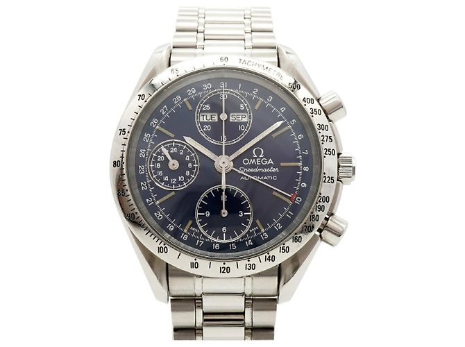 Orologio da uomo Omega Speedmaster Day-Date 3521.80 Quadrante Blu
